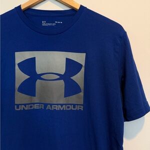 Under Armour Men's Short Sleeve Tee in Blue and Gray